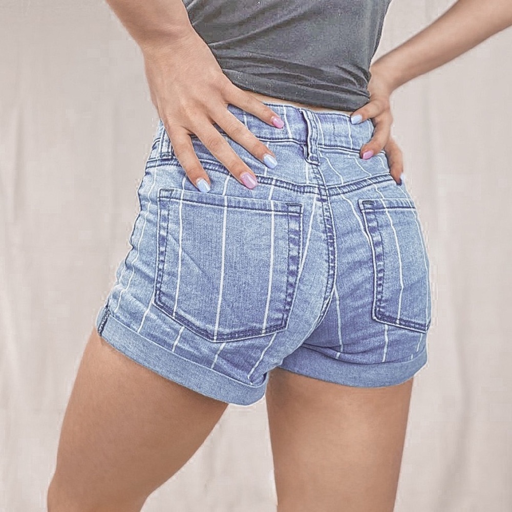 Striped PacSun shorts